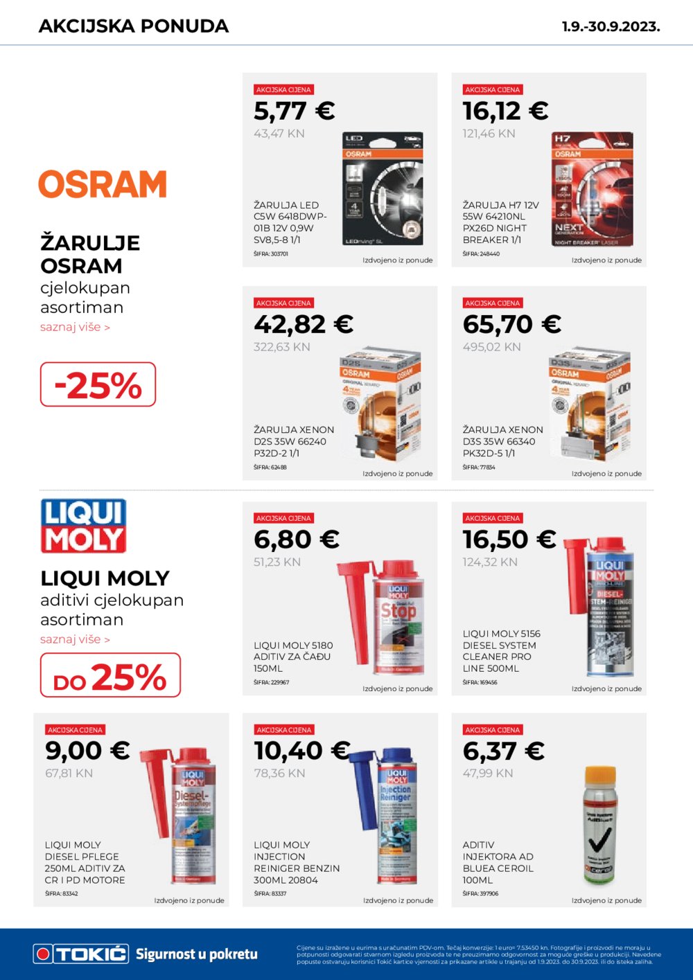 Tokić katalog Akcijska ponuda 01.09.-30.09.2023.