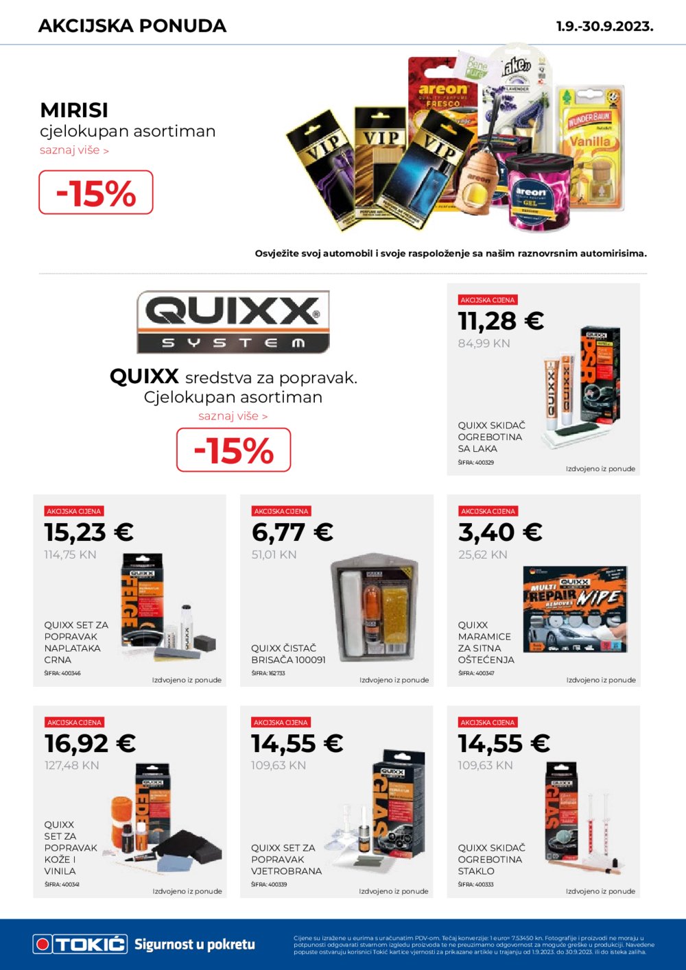 Tokić katalog Akcijska ponuda 01.09.-30.09.2023.
