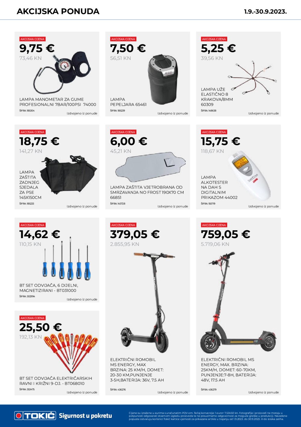 Tokić katalog Akcijska ponuda 01.09.-30.09.2023.