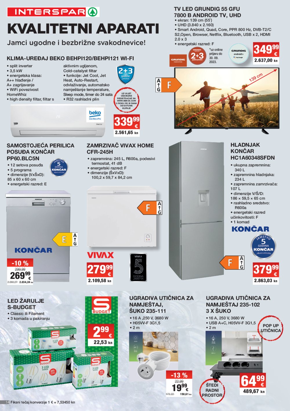 INTERSPAR katalog Sve što vam treba za kuću i stan 13.09.-03.10.2023.