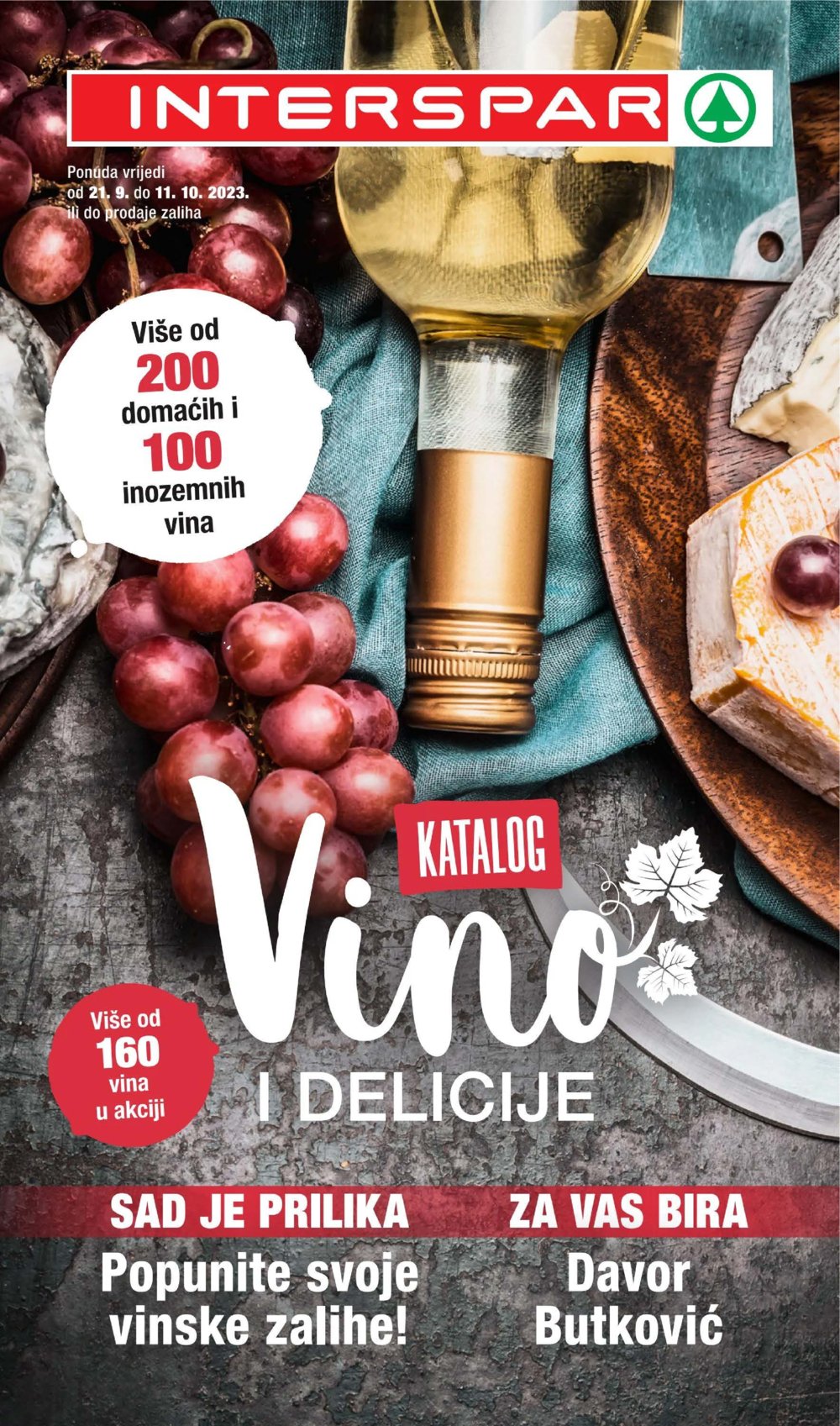INTERSPAR katalog Vino 21.09.-11.10.2023.