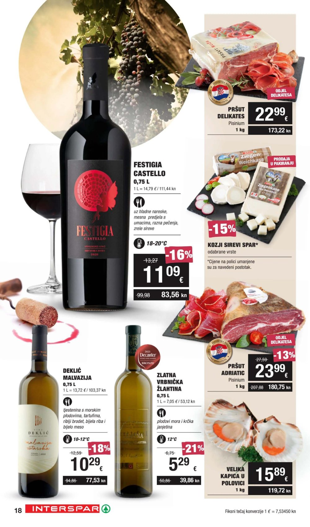 INTERSPAR katalog Vino 21.09.-11.10.2023.