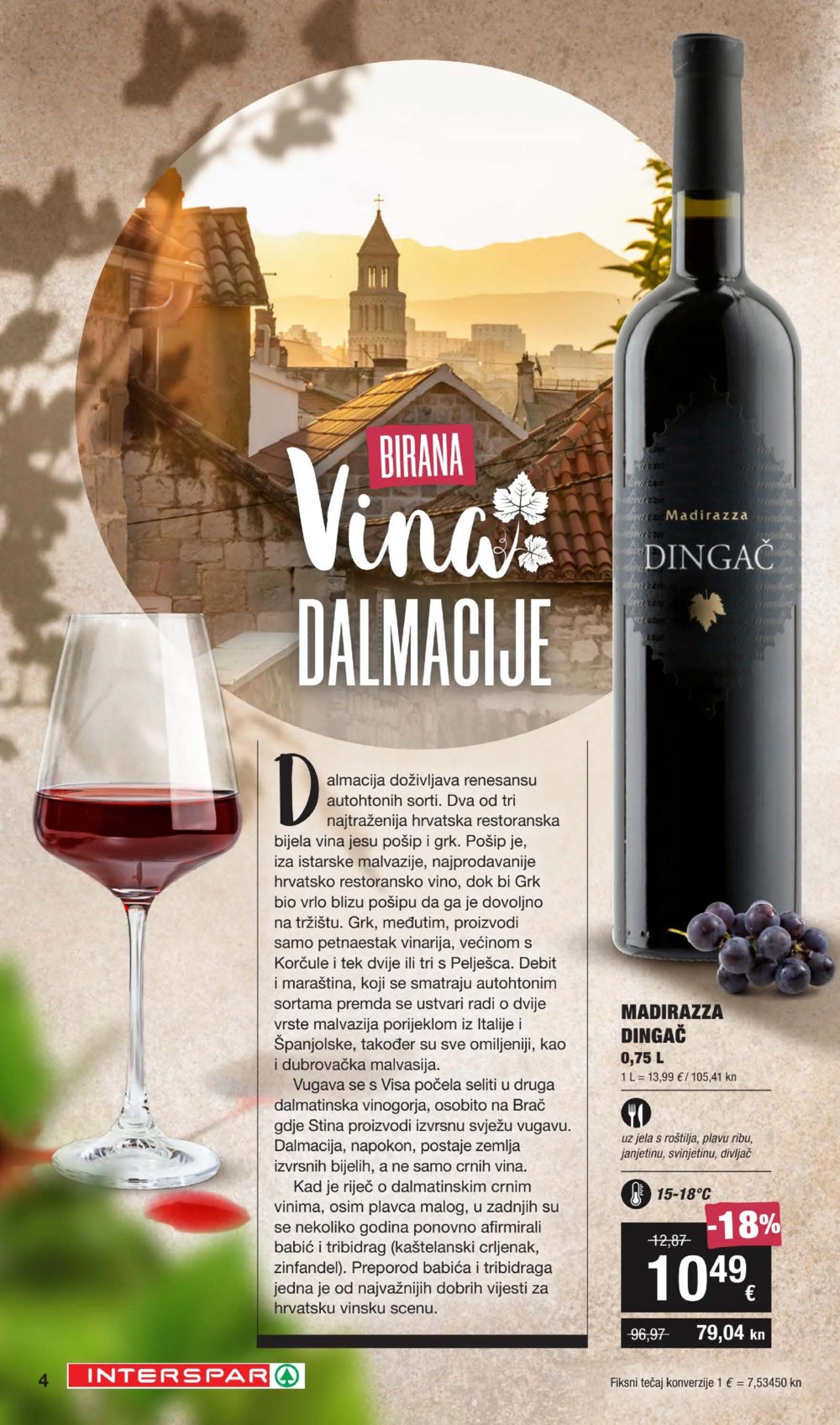 INTERSPAR katalog Vino 21.09.-11.10.2023.