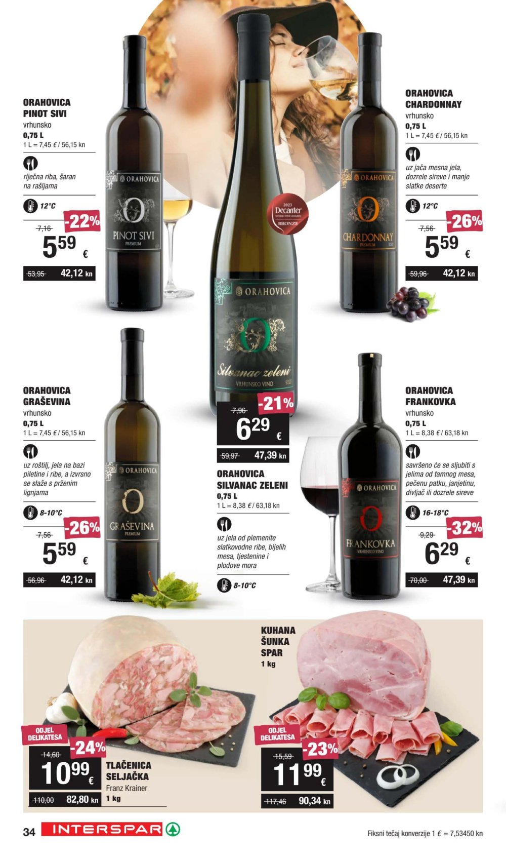 INTERSPAR katalog Vino 21.09.-11.10.2023.