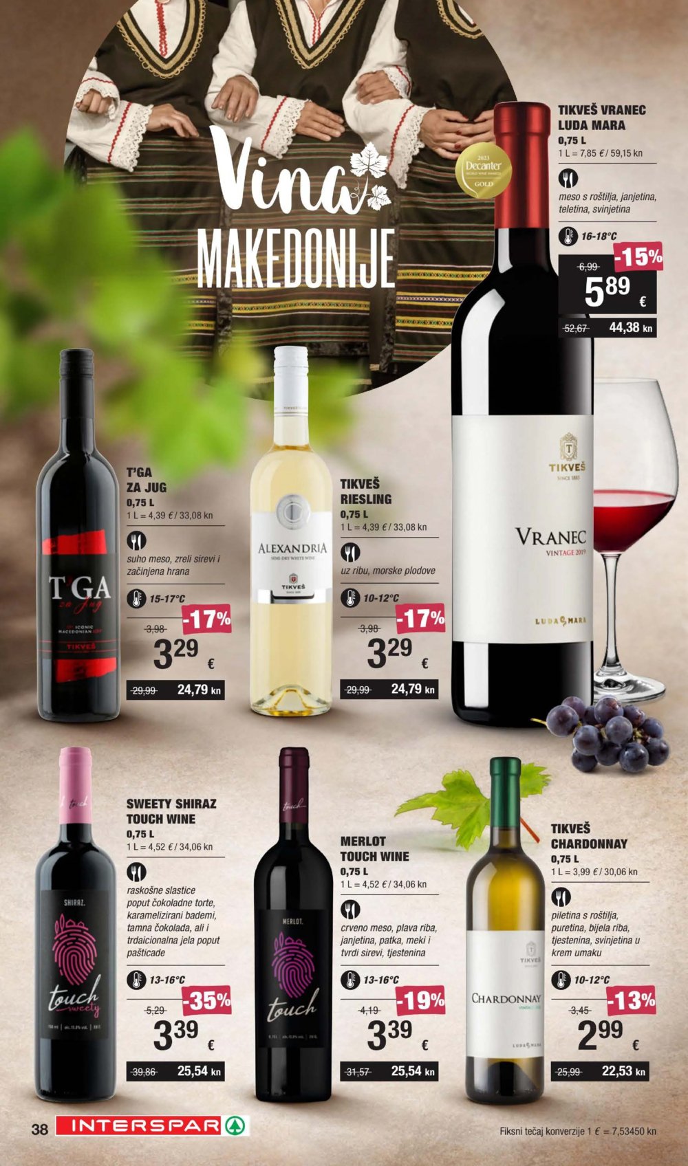 INTERSPAR katalog Vino 21.09.-11.10.2023.