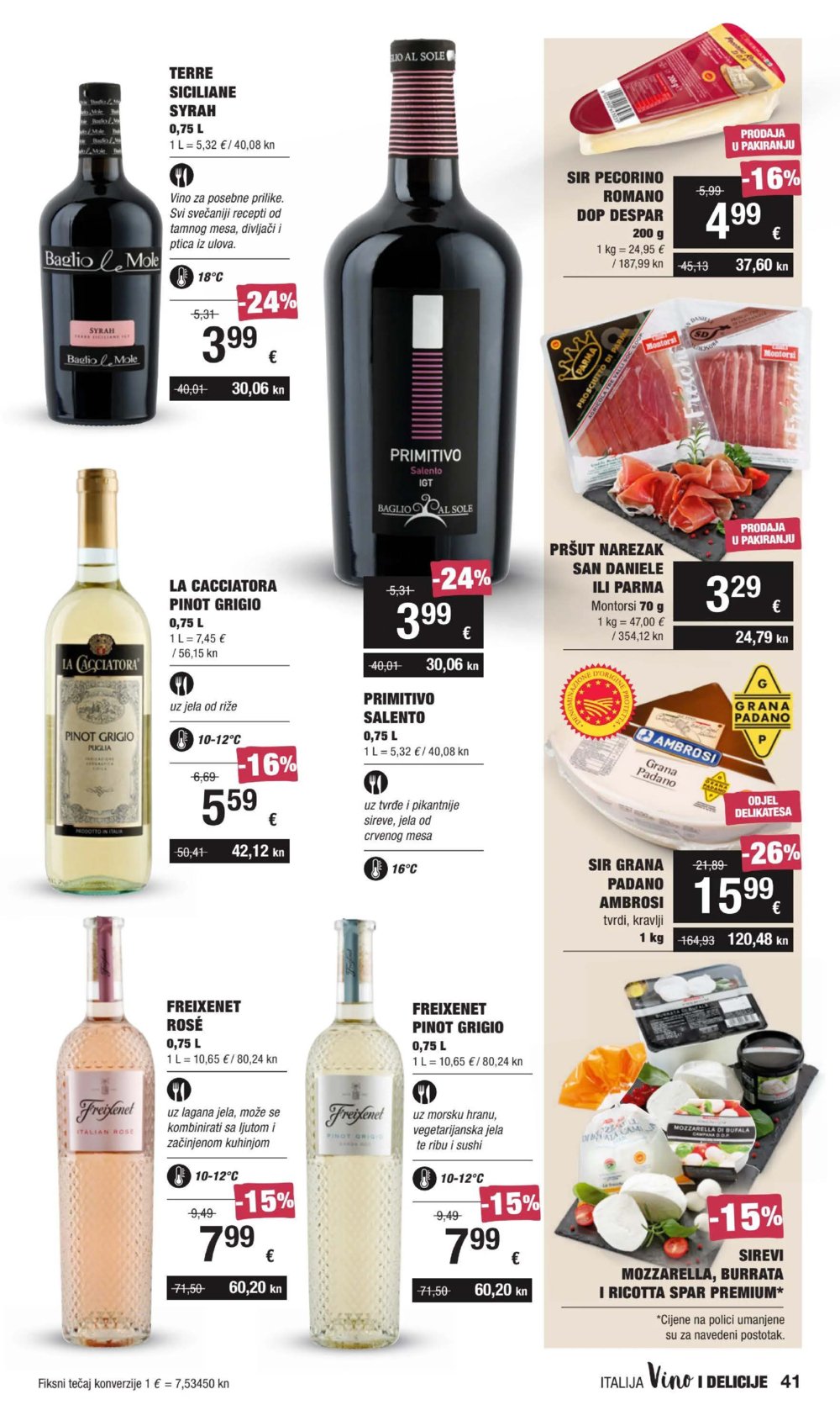 INTERSPAR katalog Vino 21.09.-11.10.2023.