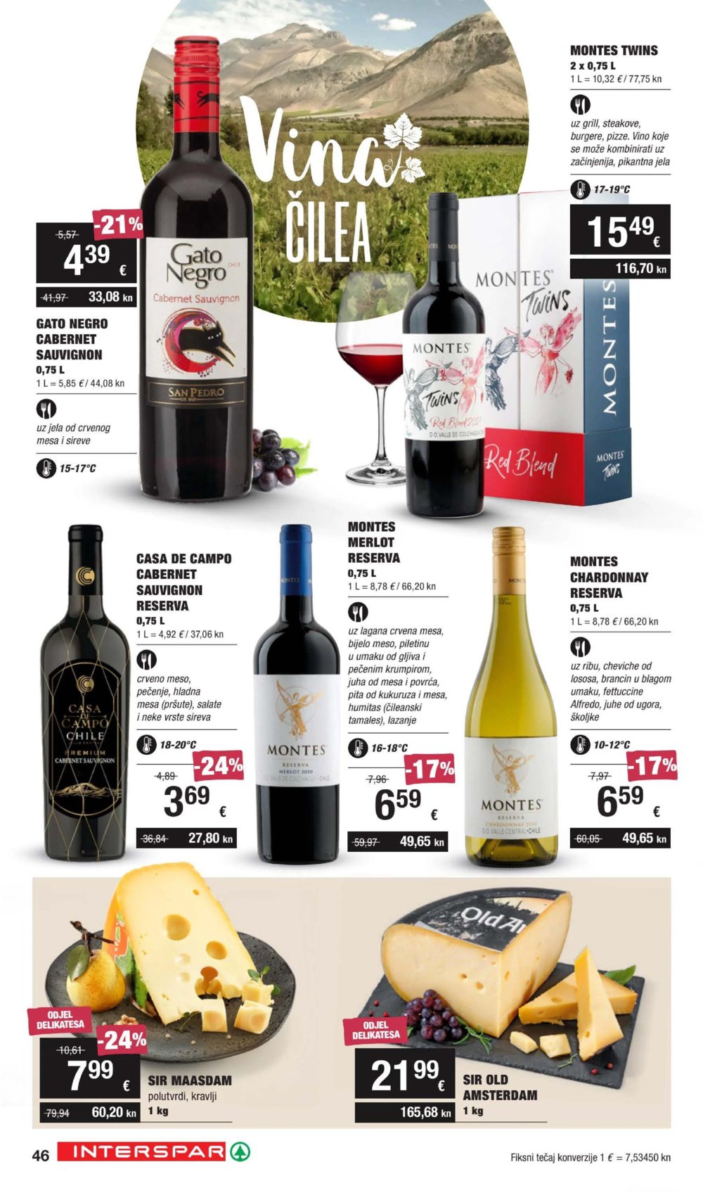 INTERSPAR katalog Vino 21.09.-11.10.2023.