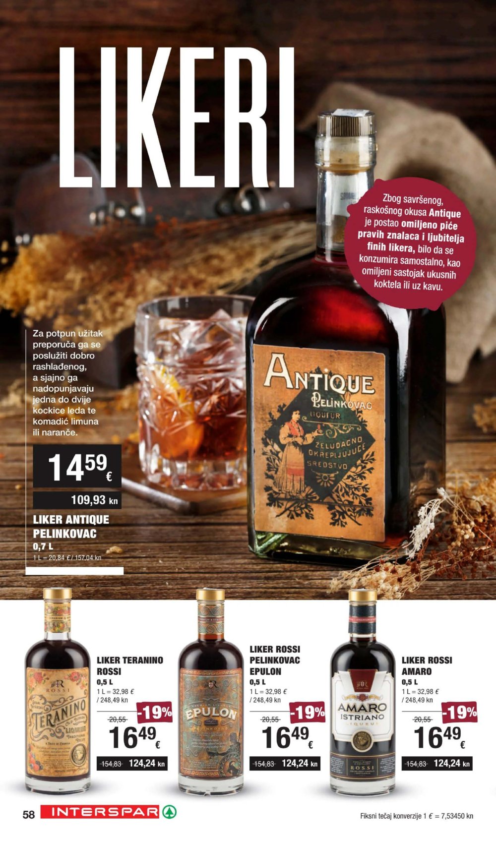 INTERSPAR katalog Vino 21.09.-11.10.2023.