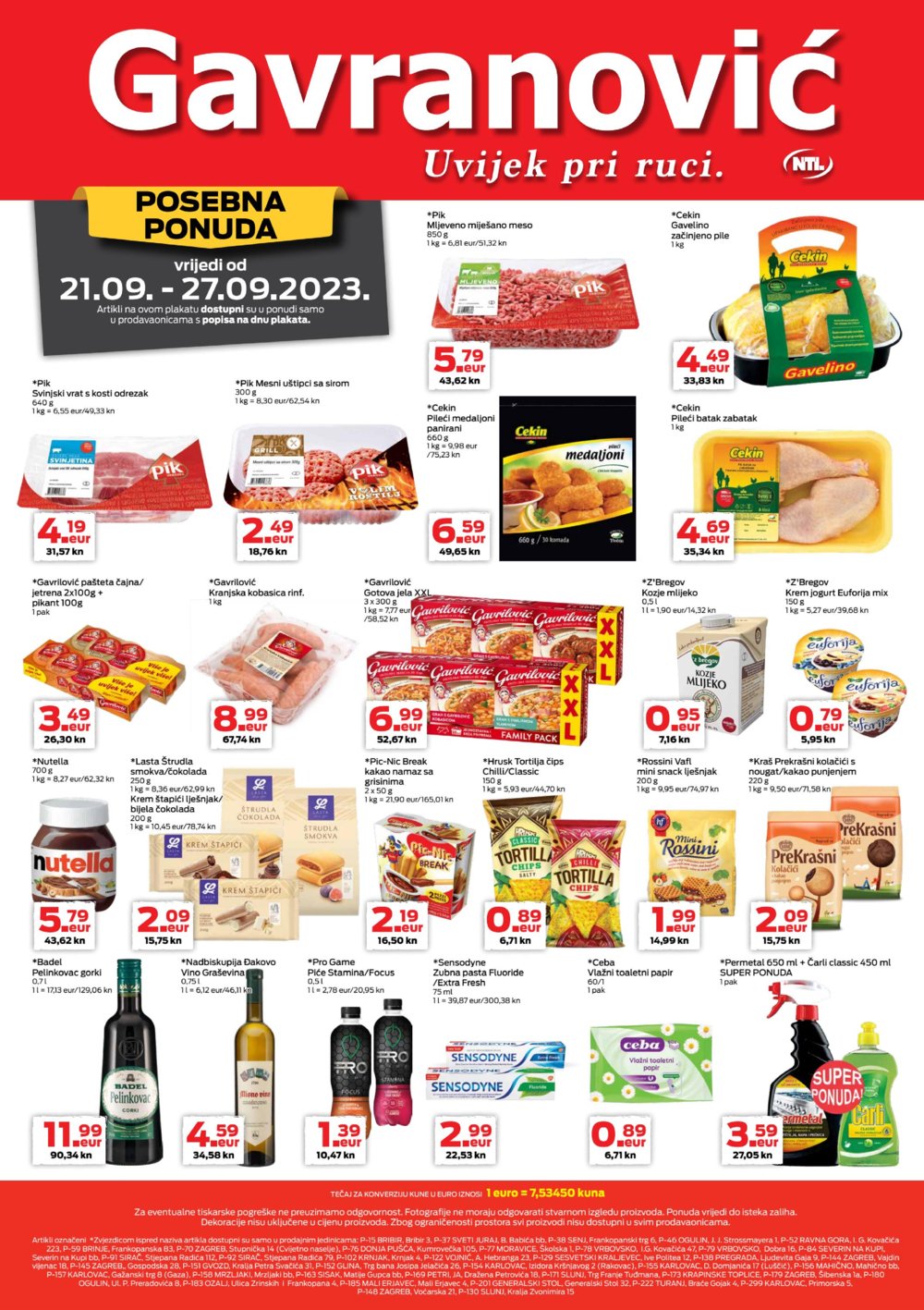 Gavranović katalog Akcija 21.09.-27.09.2023.