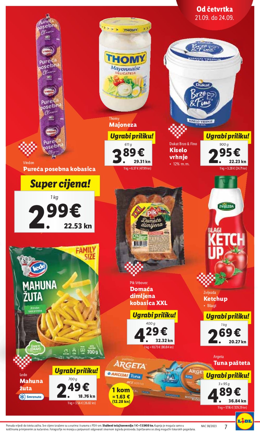 Lidl katalog Super ponuda od četvrtka 21.09.-24.09.2023.