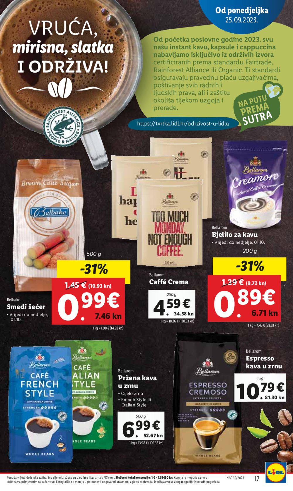 Lidl katalog Super ponuda od ponedjeljka 25.09.-01.10.2023.