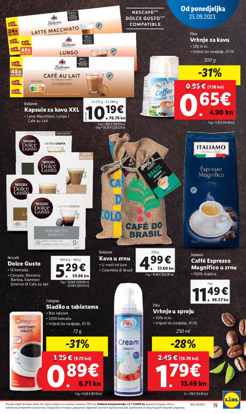 Lidl katalog Super ponuda od ponedjeljka 25.09.-01.10.2023.