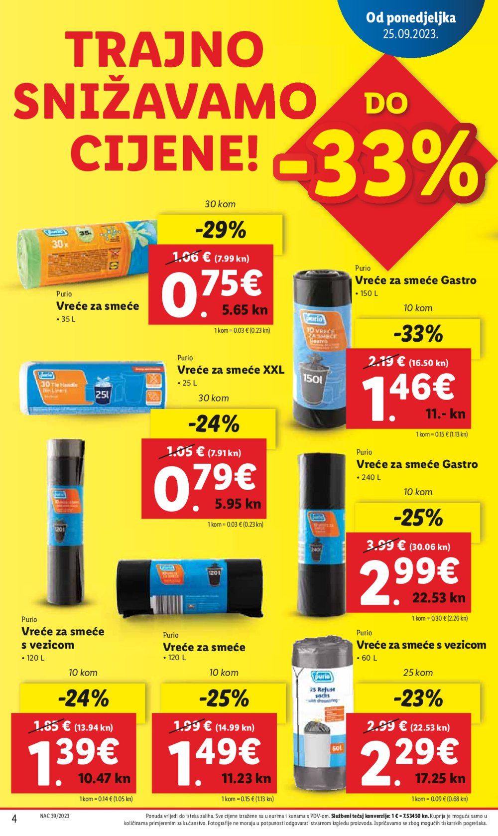 Lidl katalog Super ponuda od ponedjeljka 25.09.-01.10.2023.