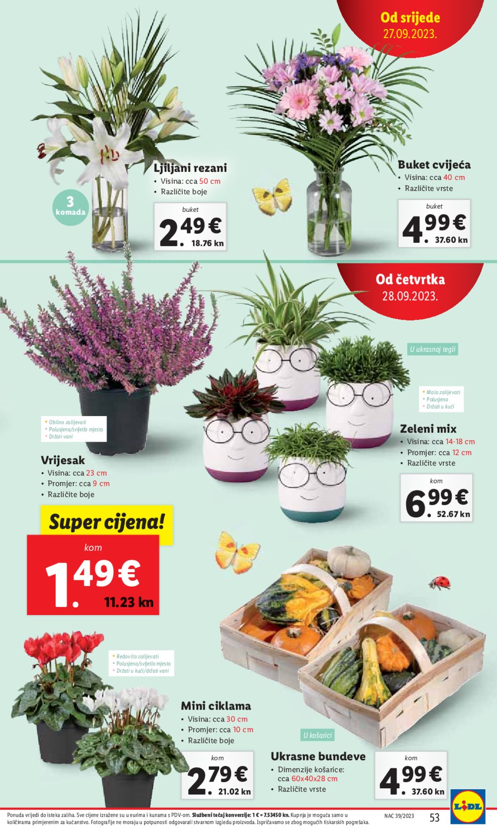 Lidl katalog Super ponuda od ponedjeljka 25.09.-01.10.2023.