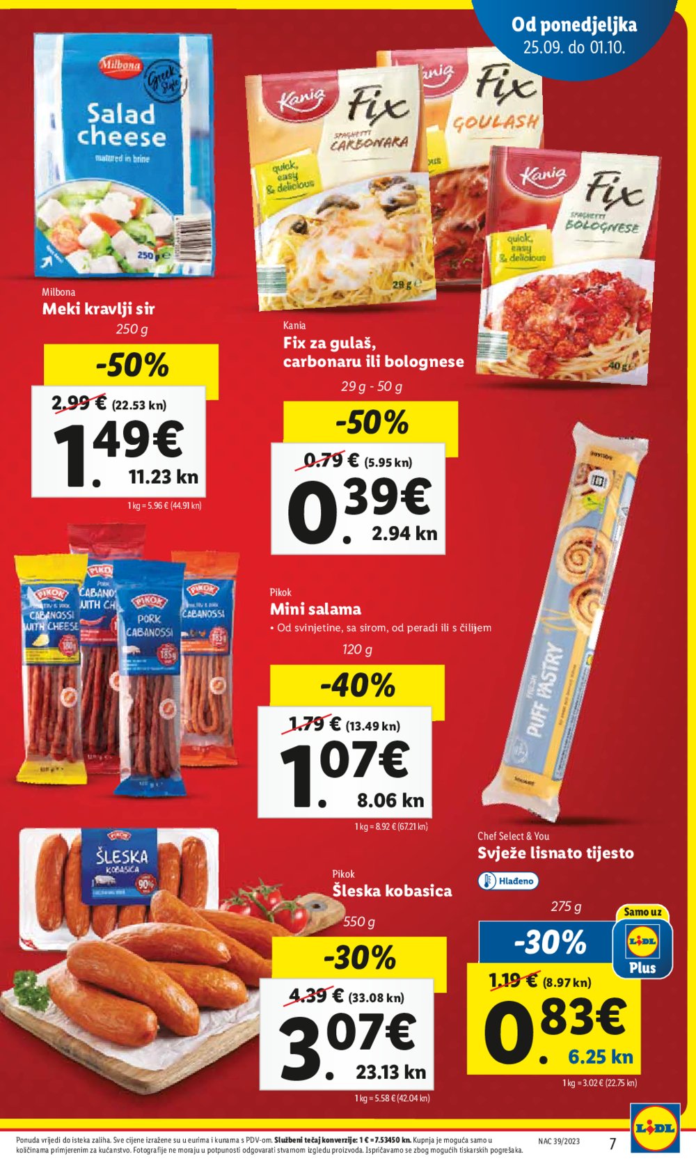 Lidl katalog Super ponuda od ponedjeljka 25.09.-01.10.2023.
