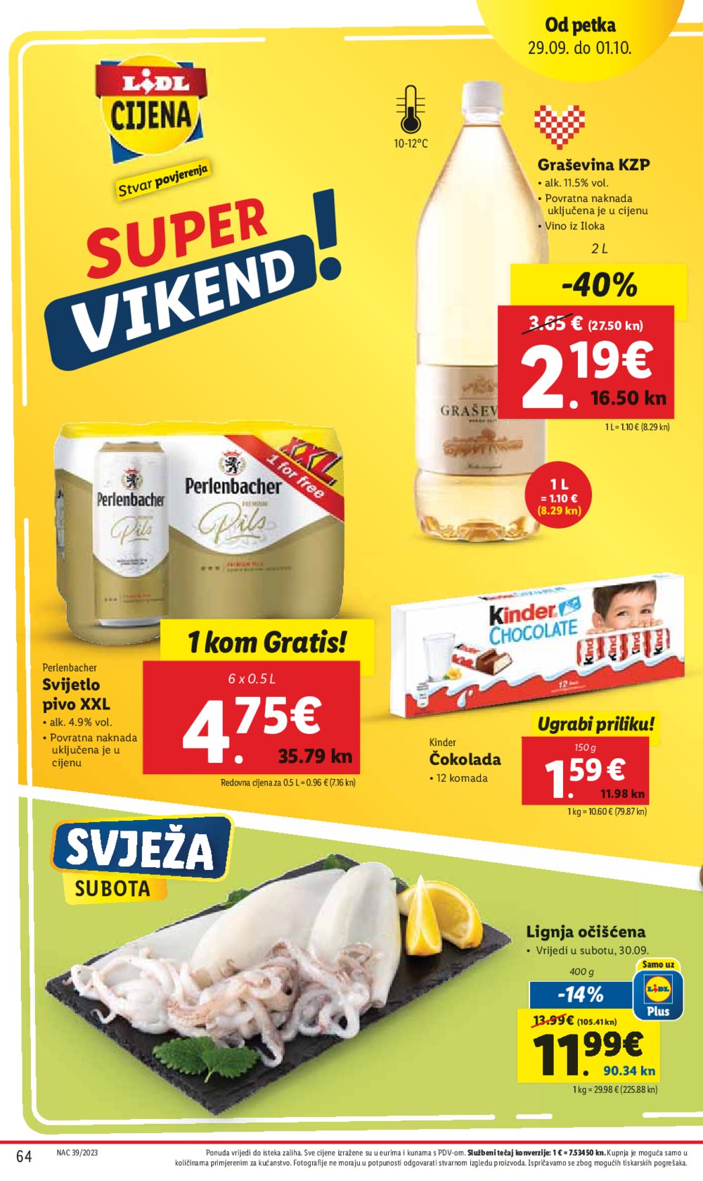 Lidl katalog Super ponuda od ponedjeljka 25.09.-01.10.2023.