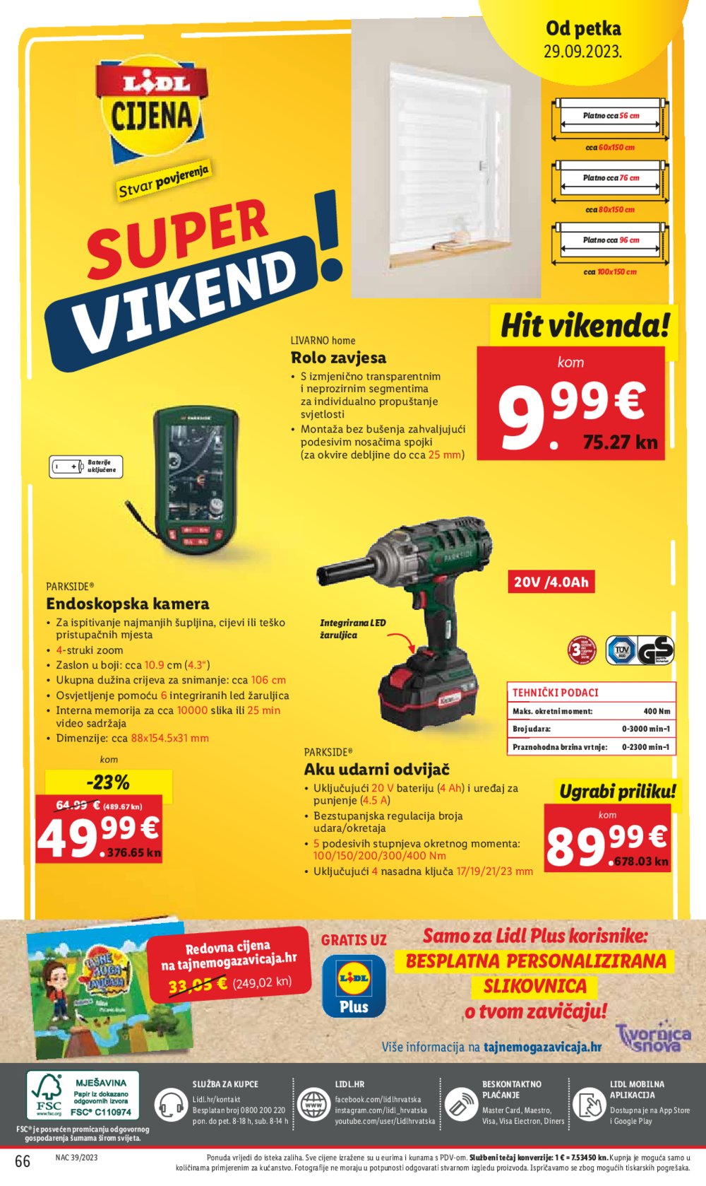 Lidl katalog Super ponuda od ponedjeljka 25.09.-01.10.2023.