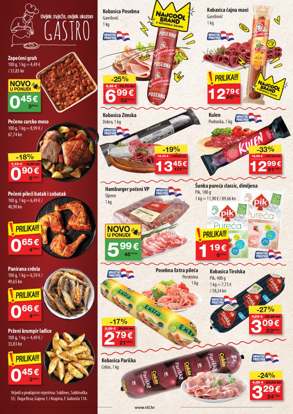 NTL katalog Akcija 27.09.-03.10.2023. Soblinec, Duga Resa, Zagreb, Krapina, Sesvete, Varaždin, Vidovec