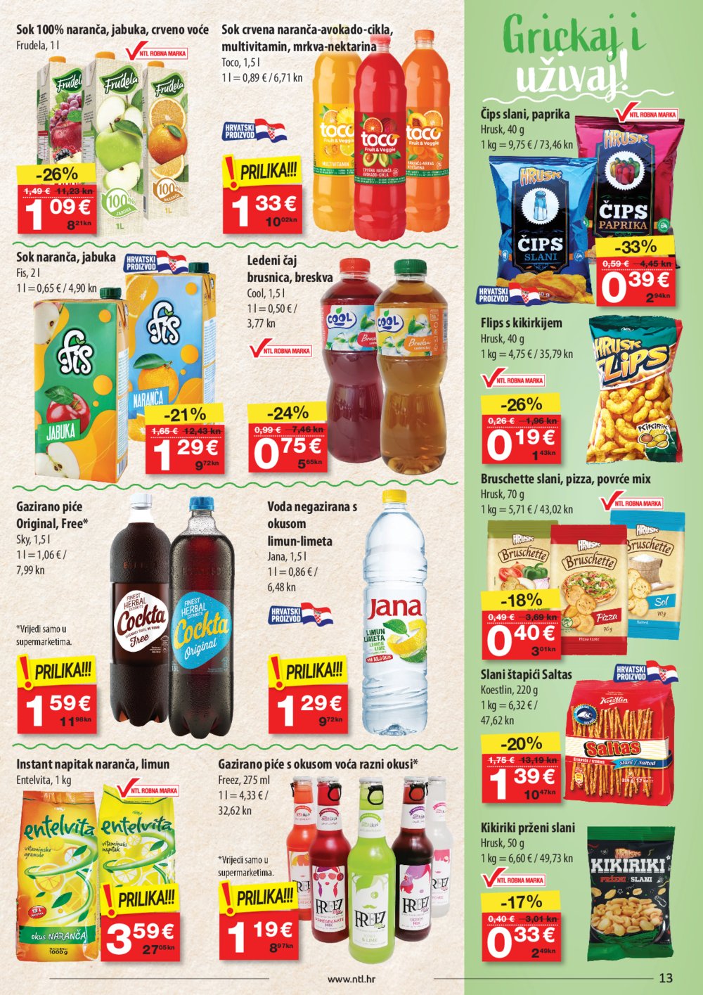 NTL katalog Akcija 27.09.-03.10.2023. Soblinec, Duga Resa, Zagreb, Krapina, Sesvete, Varaždin, Vidovec