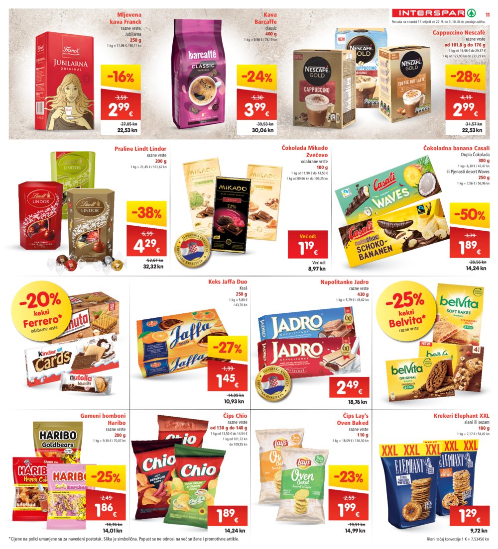 INTERSPAR katalog Akcija 27.09.-03.10.2023.
