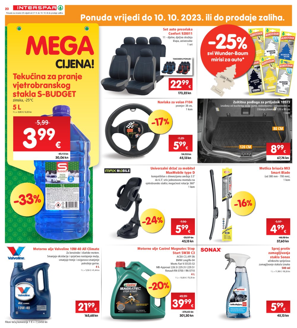 INTERSPAR katalog Akcija 27.09.-03.10.2023.