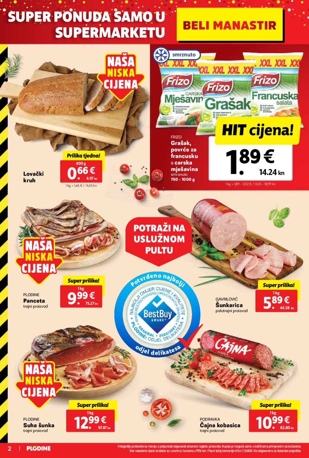 Plodine katalog Otvorenje supermarketa Beli Manastir 27.09.-03.10.2023.