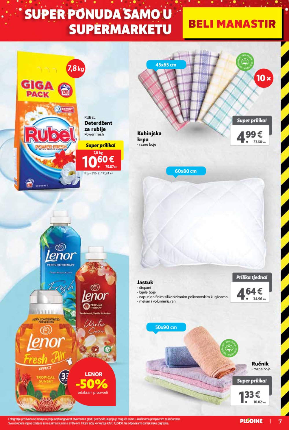 Plodine katalog Otvorenje supermarketa Beli Manastir 27.09.-03.10.2023.