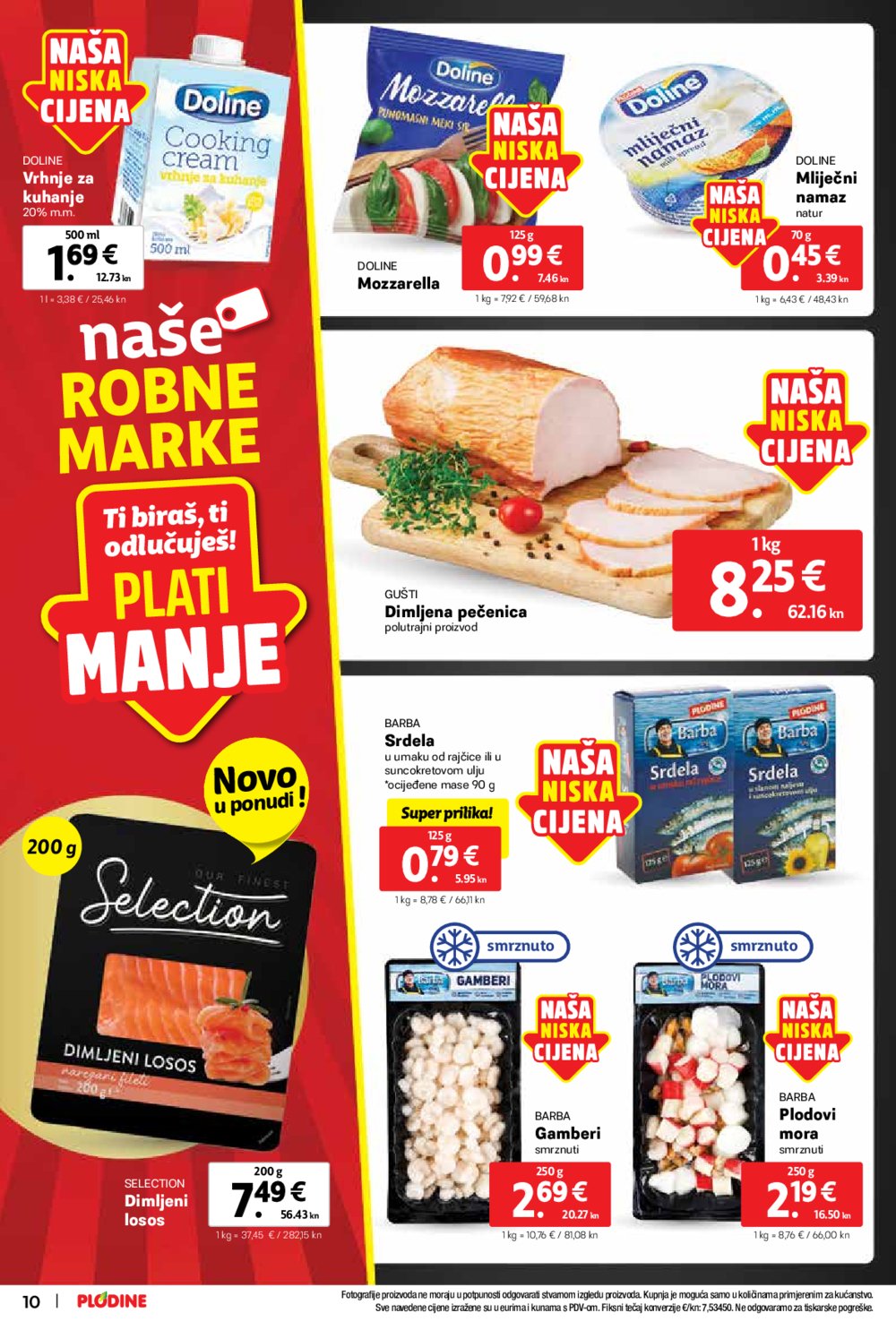 Plodine katalog Otvorenje supermarketa Beli Manastir 27.09.-03.10.2023.