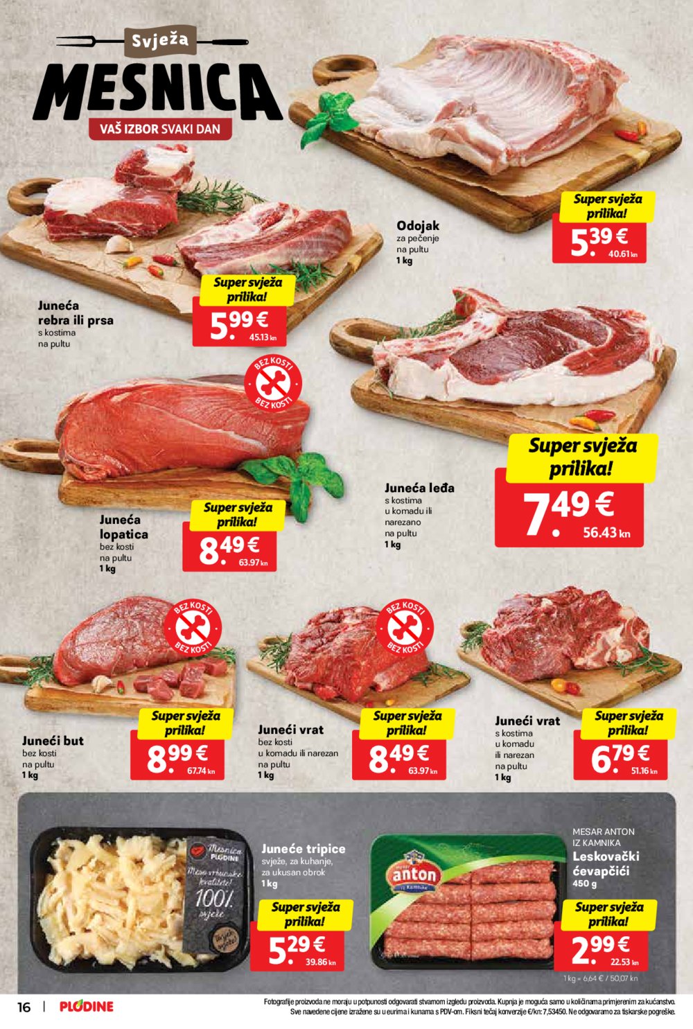 Plodine katalog Otvorenje supermarketa Beli Manastir 27.09.-03.10.2023.