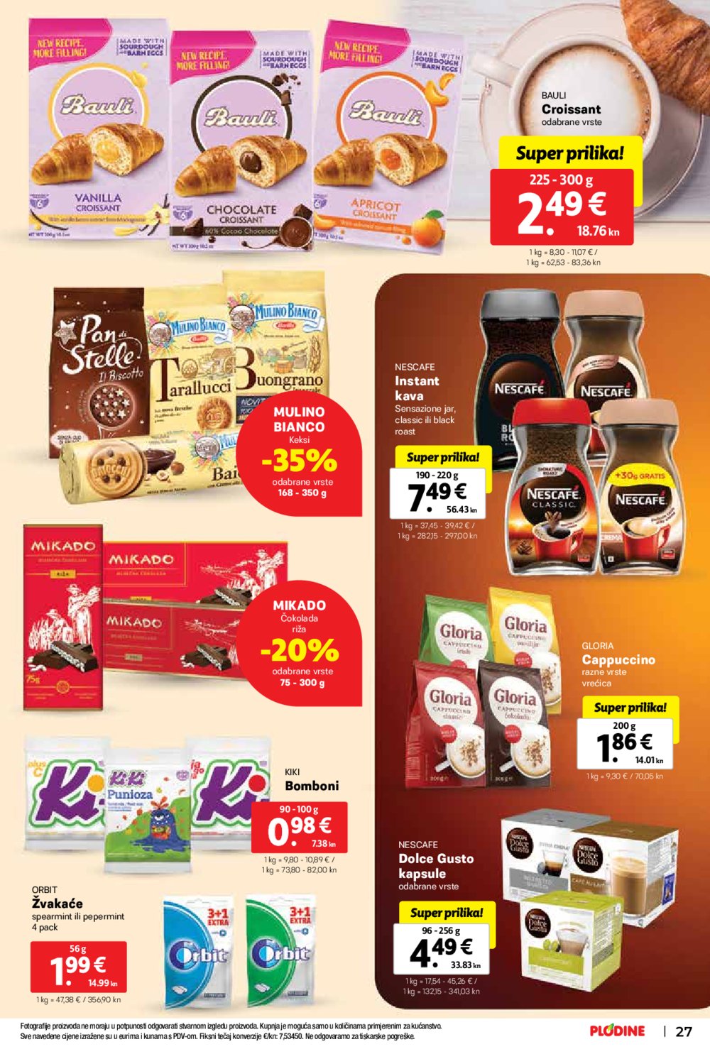 Plodine katalog Otvorenje supermarketa Beli Manastir 27.09.-03.10.2023.