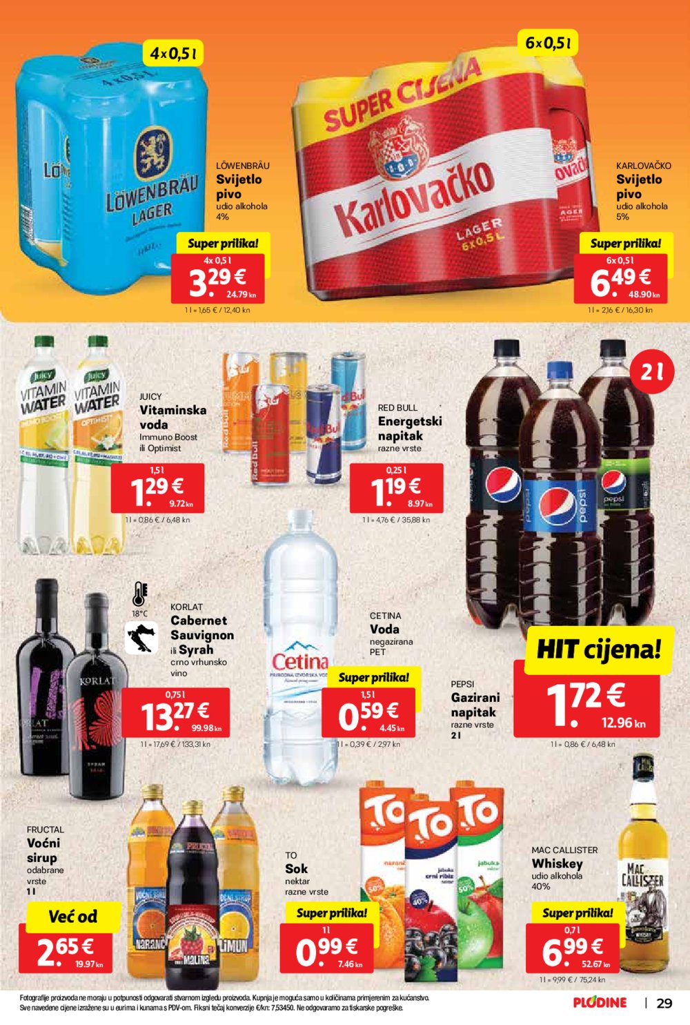 Plodine katalog Otvorenje supermarketa Beli Manastir 27.09.-03.10.2023.