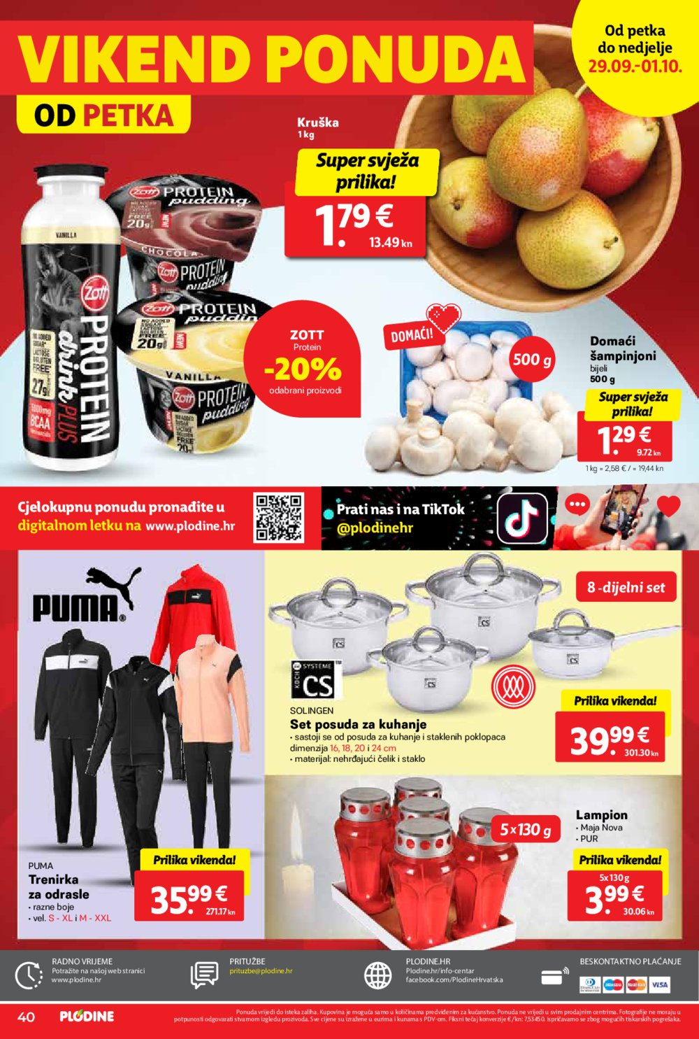 Plodine katalog Otvorenje supermarketa Beli Manastir 27.09.-03.10.2023.
