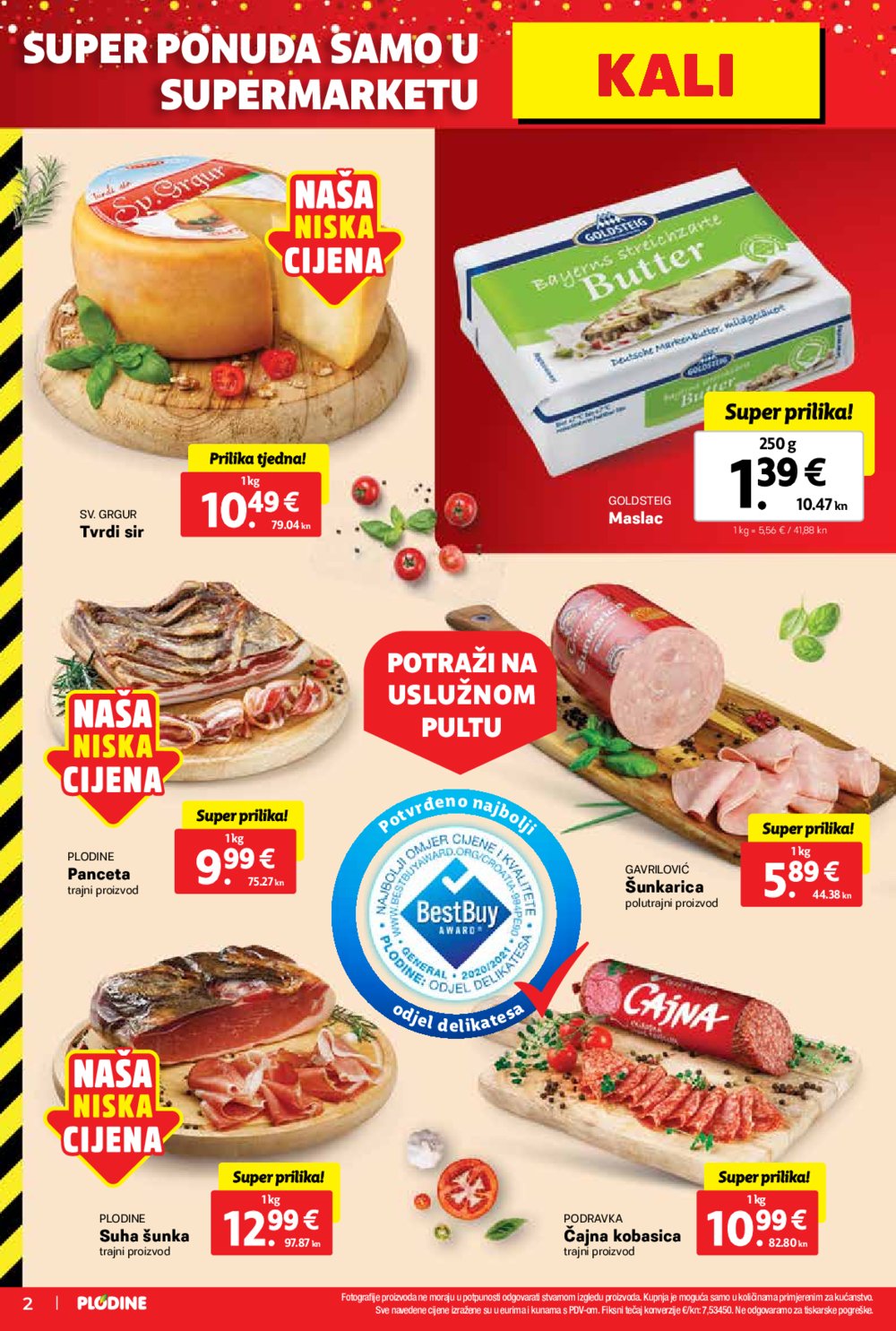 Plodine katalog Otvorenje supermarketa Kali 27.09.-03.10.2023.