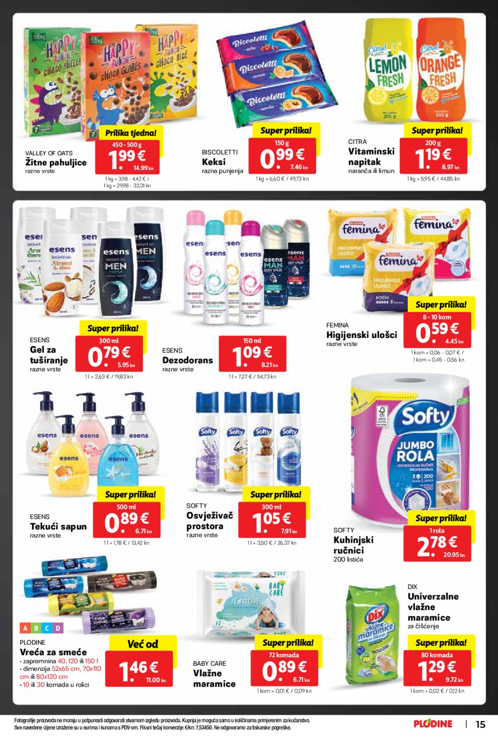 Plodine katalog Otvorenje supermarketa Kali 27.09.-03.10.2023.