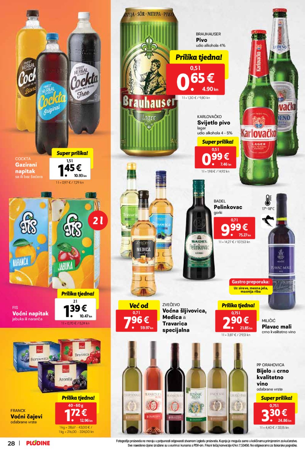 Plodine katalog Otvorenje supermarketa Kali 27.09.-03.10.2023.