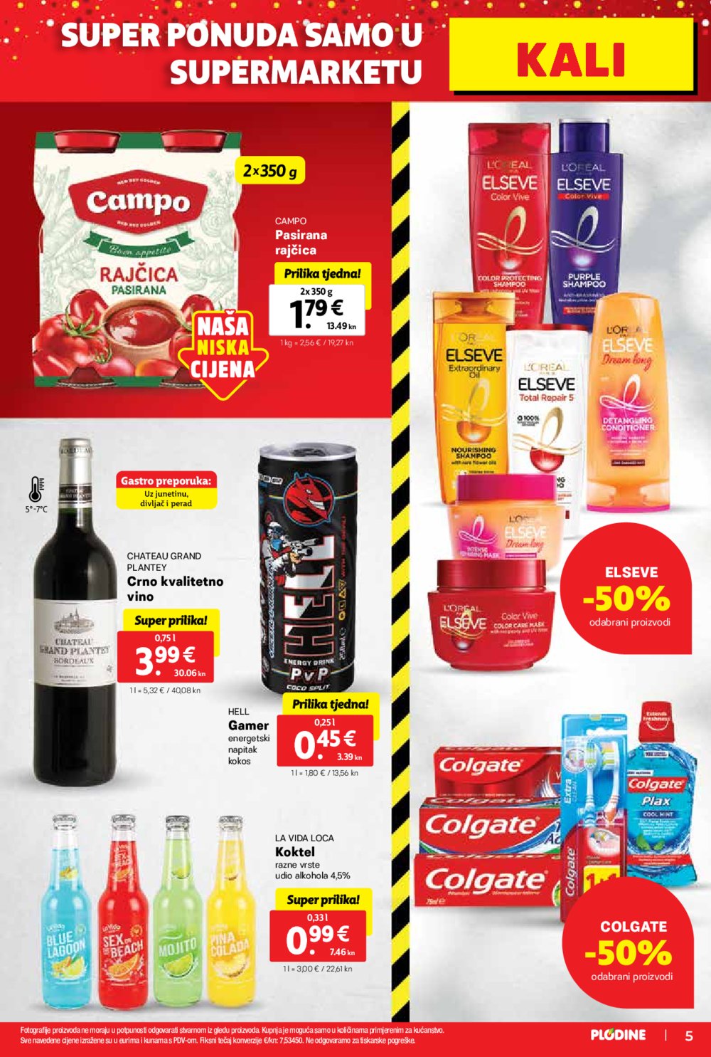 Plodine katalog Otvorenje supermarketa Kali 27.09.-03.10.2023.