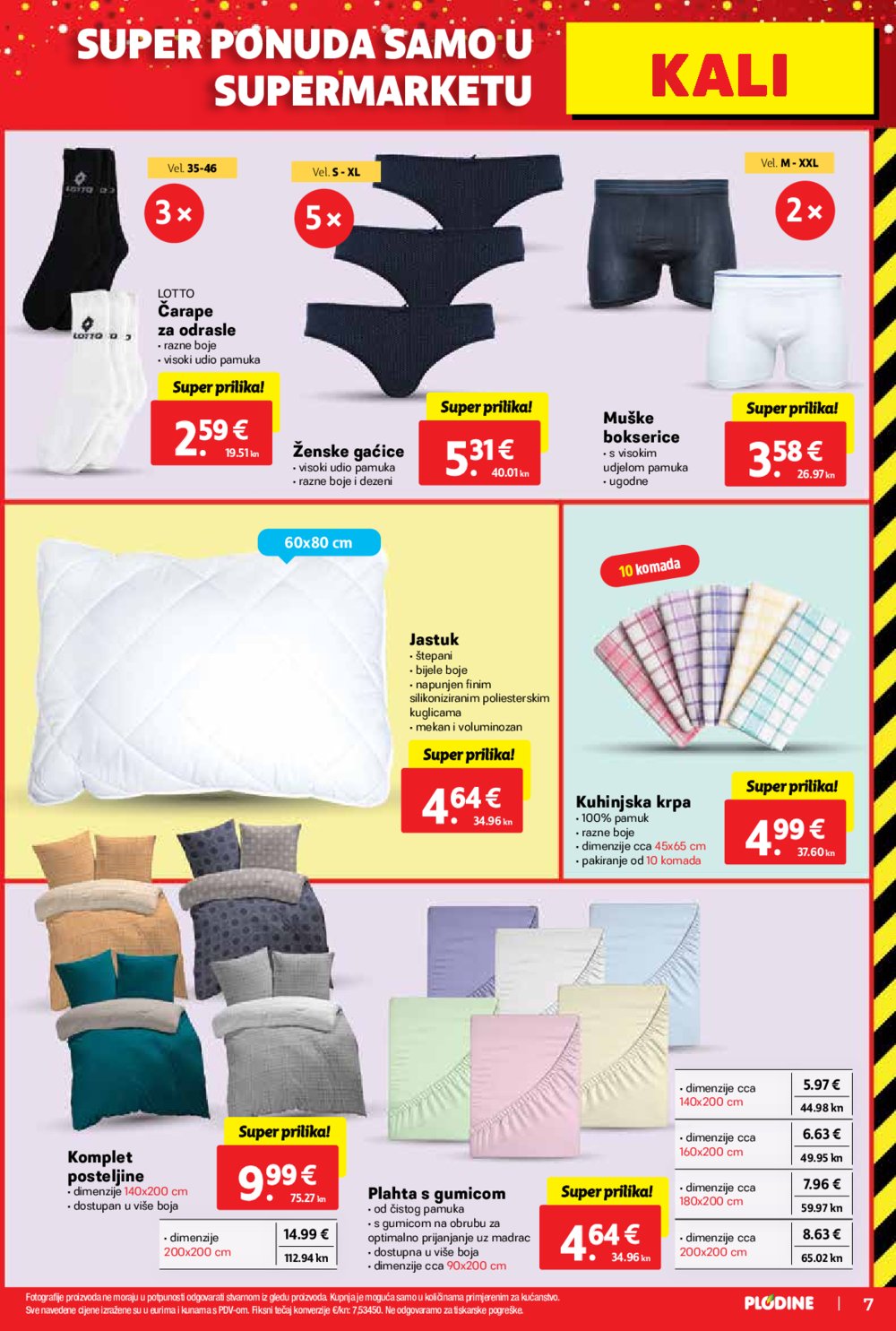 Plodine katalog Otvorenje supermarketa Kali 27.09.-03.10.2023.