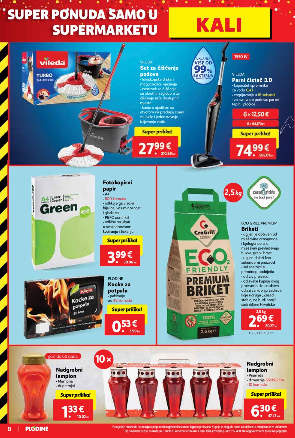 Plodine katalog Otvorenje supermarketa Kali 27.09.-03.10.2023.