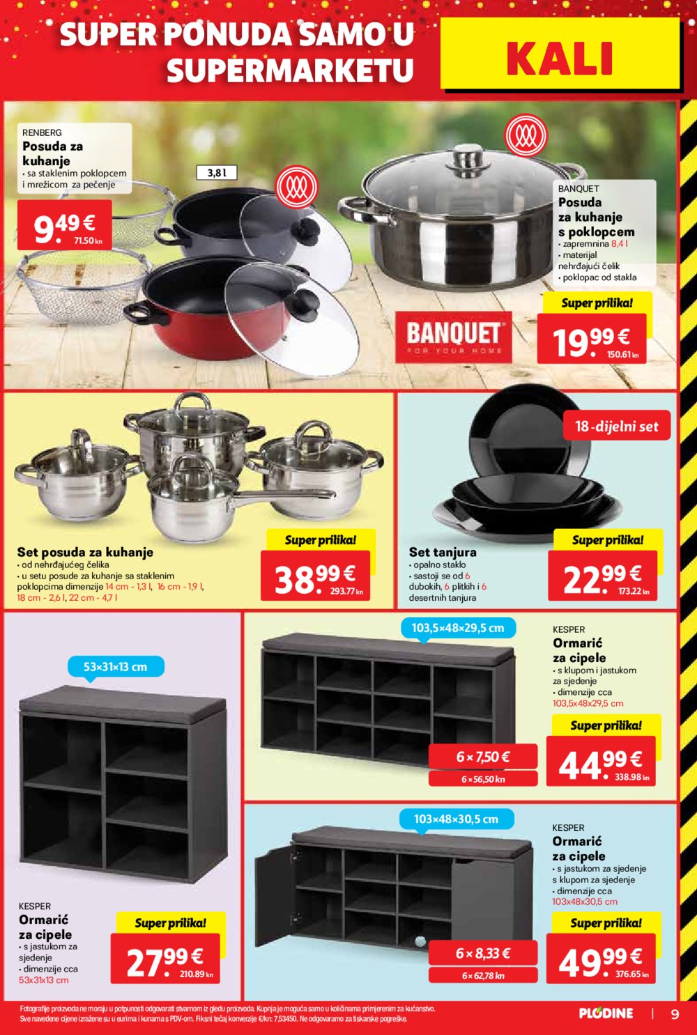 Plodine katalog Otvorenje supermarketa Kali 27.09.-03.10.2023.