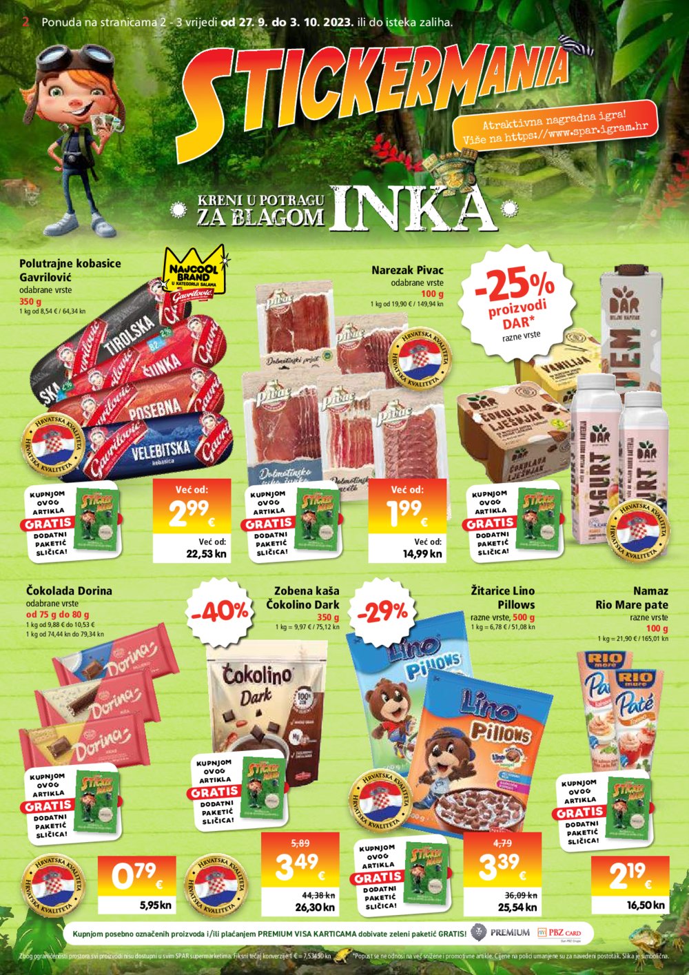 SPAR katalog Akcija 27.09.-03.10.2023.