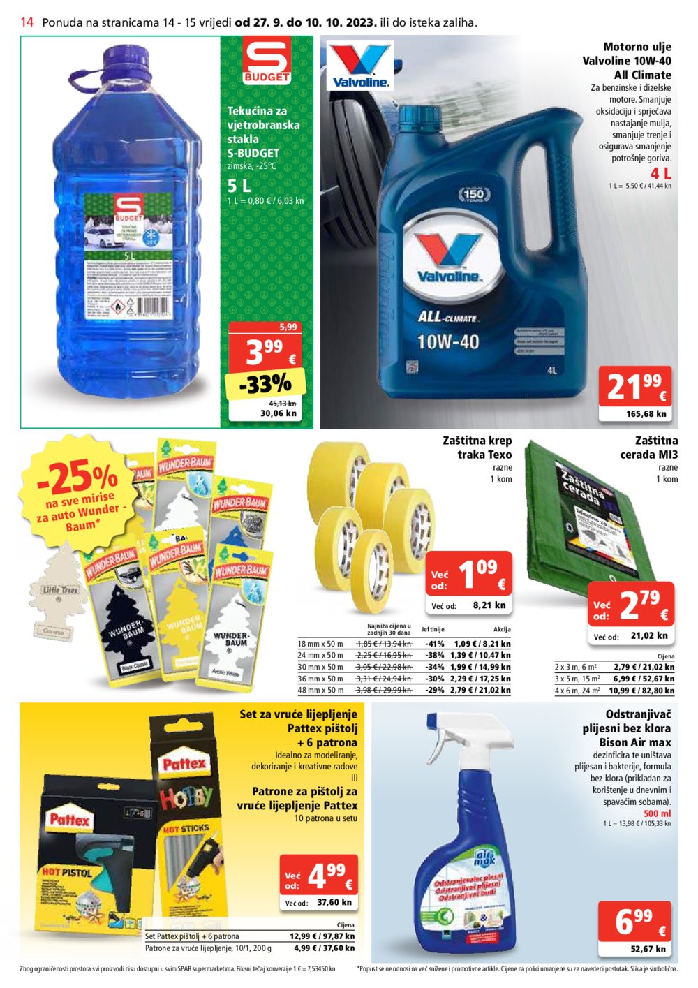 SPAR katalog Akcija 27.09.-03.10.2023.