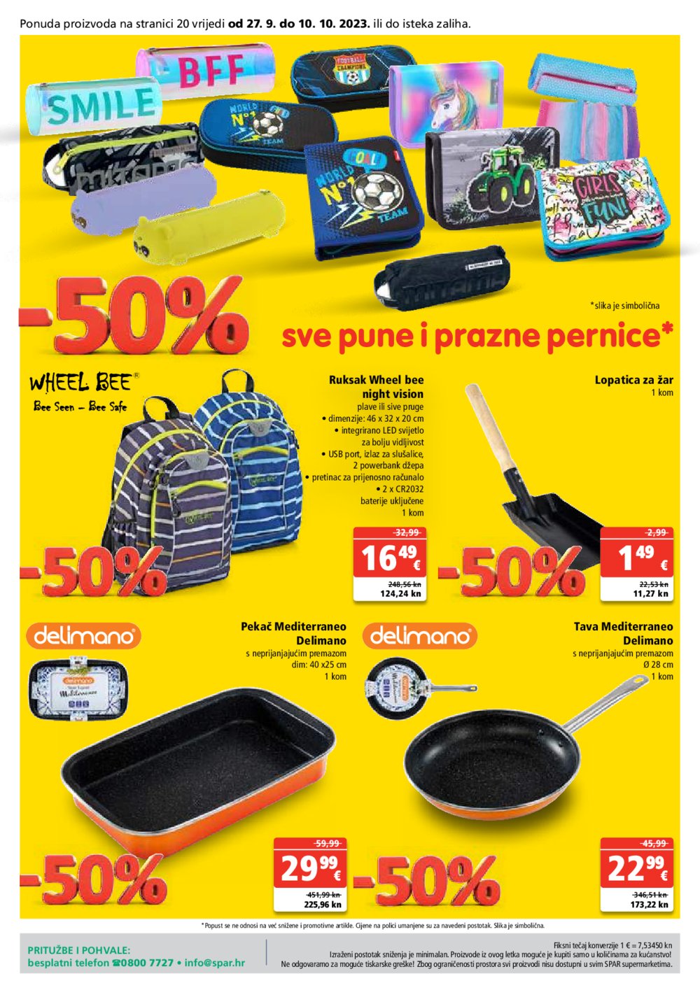 SPAR katalog Akcija 27.09.-03.10.2023.