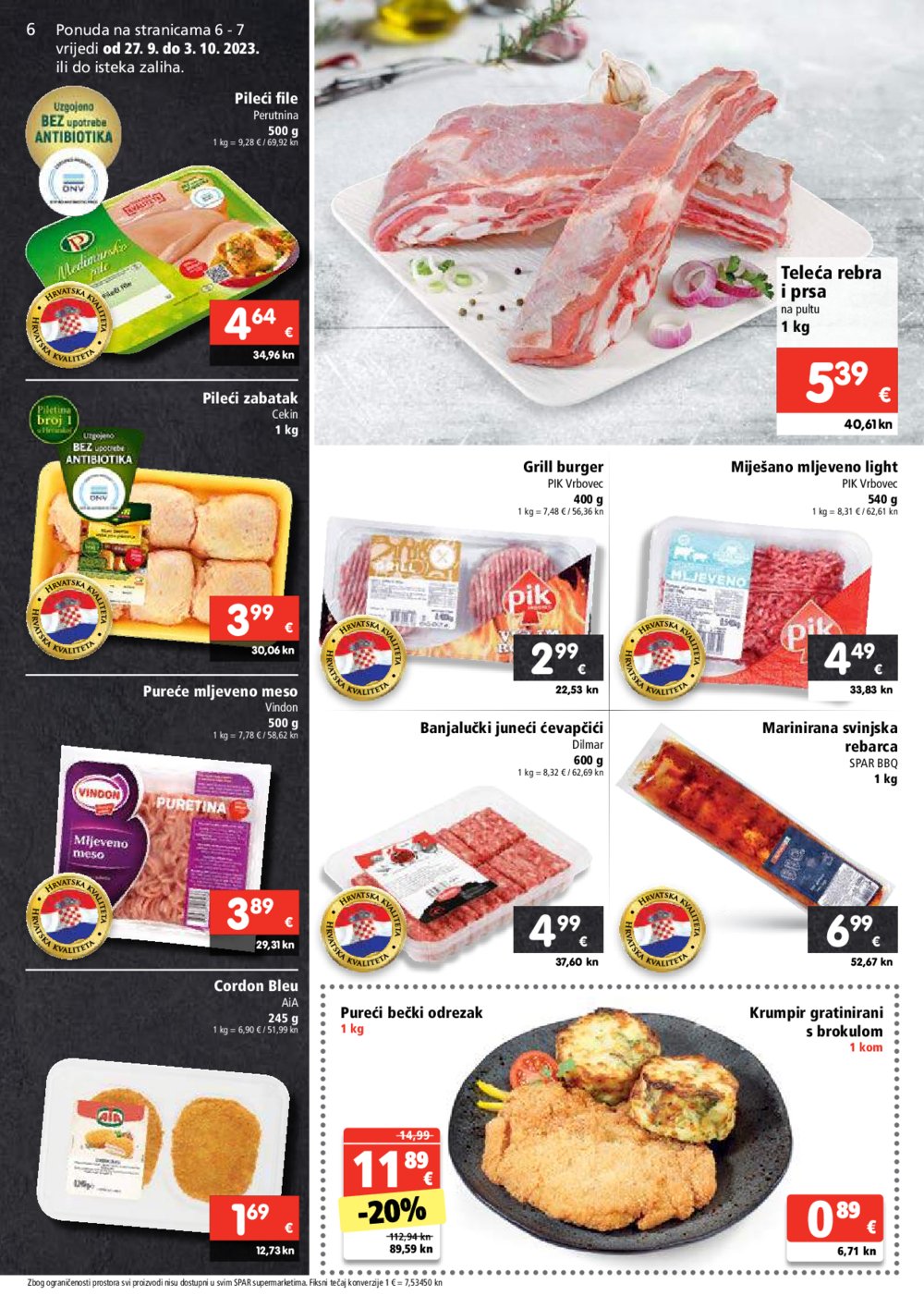 SPAR katalog Akcija 27.09.-03.10.2023.