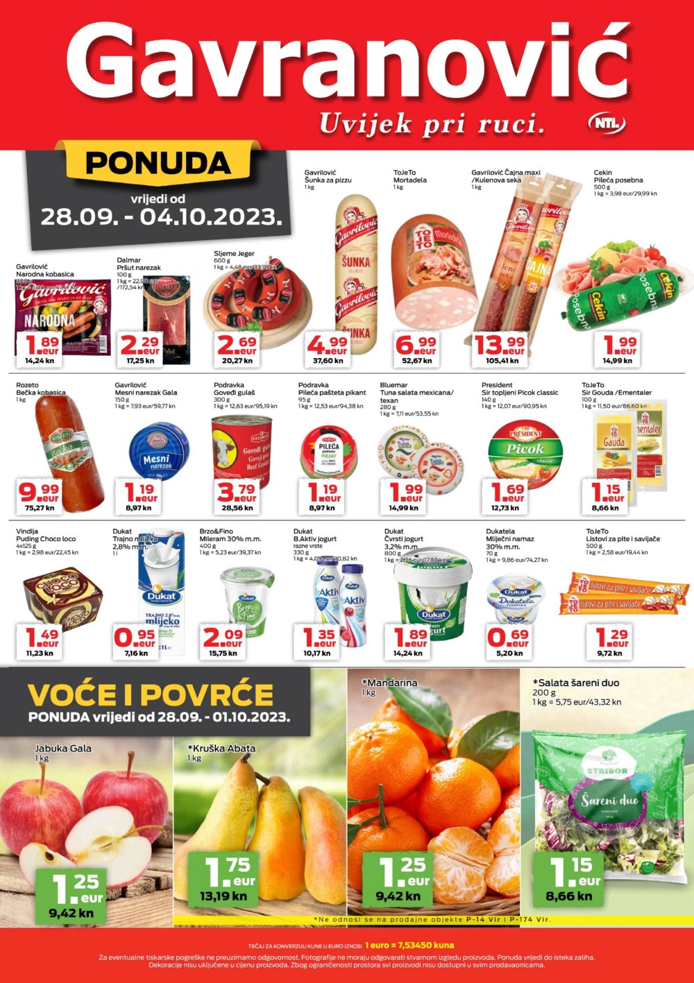Gavranović katalog Akcija 28.09.-04.10.2023.