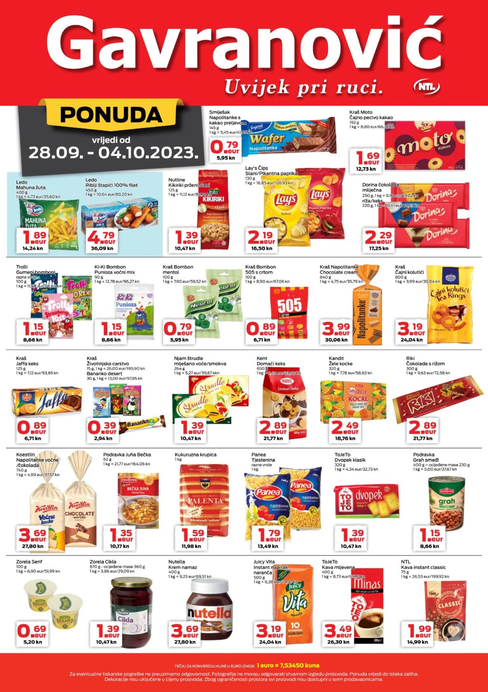 Gavranović katalog Akcija 28.09.-04.10.2023.