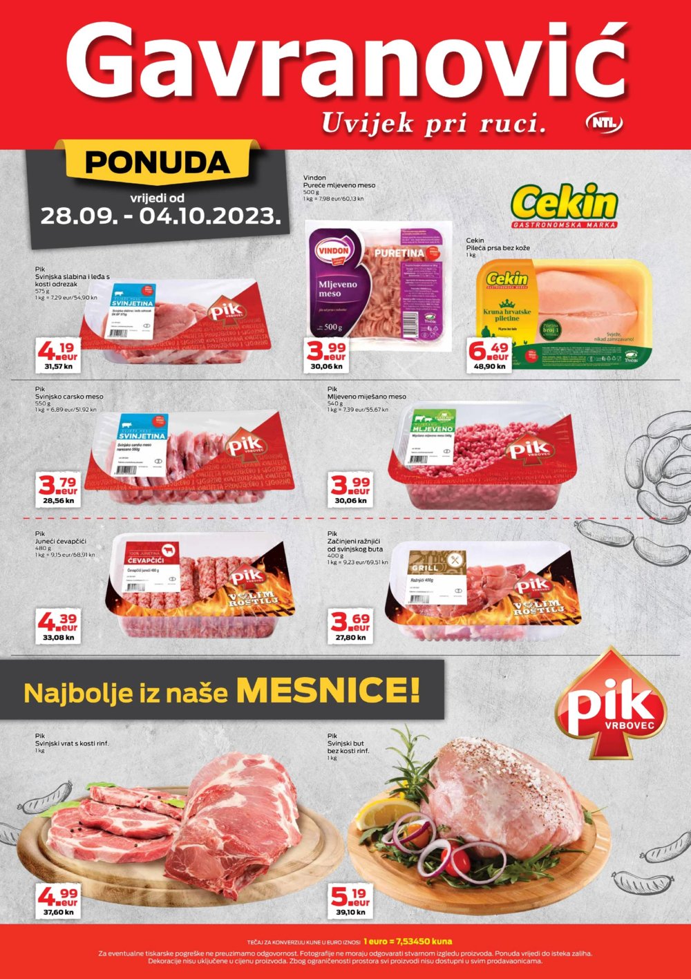 Gavranović katalog Akcija 28.09.-04.10.2023.