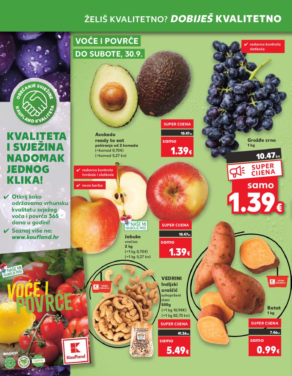 Kaufland katalog Akcija 27.09.-03.10.2023. Odabrane poslovnice