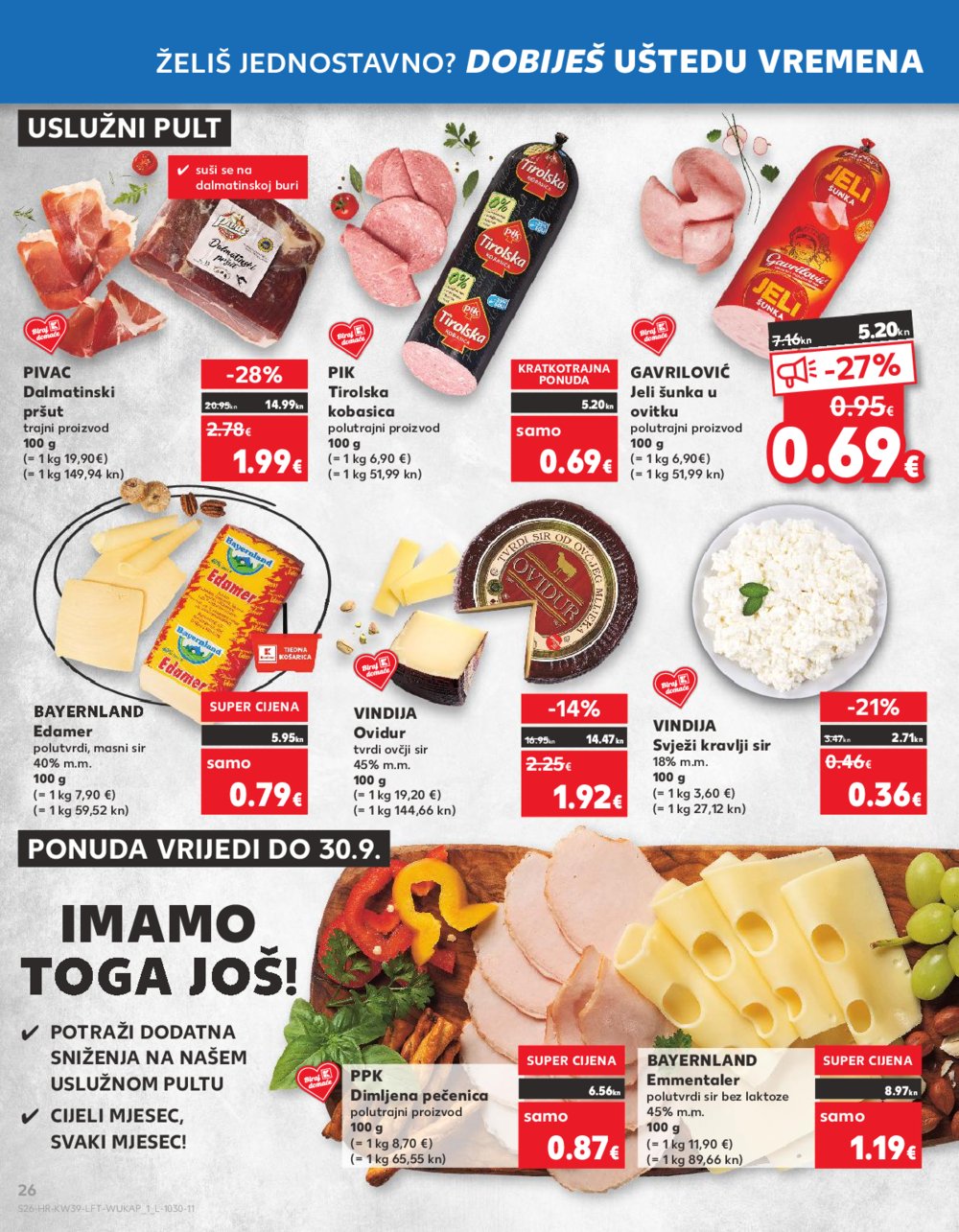 Kaufland katalog Akcija 27.09.-03.10.2023. Odabrane poslovnice
