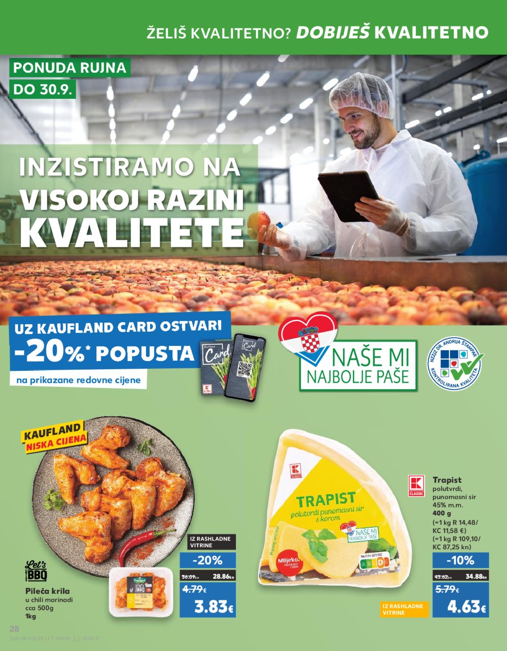 Kaufland katalog Akcija 27.09.-03.10.2023. Odabrane poslovnice