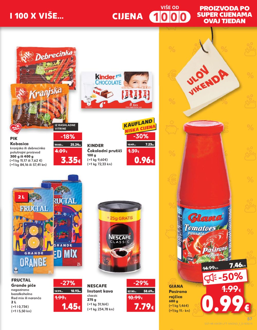 Kaufland katalog Akcija 27.09.-03.10.2023. Odabrane poslovnice